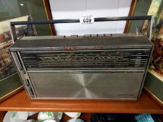 A vintage Grundig radio.