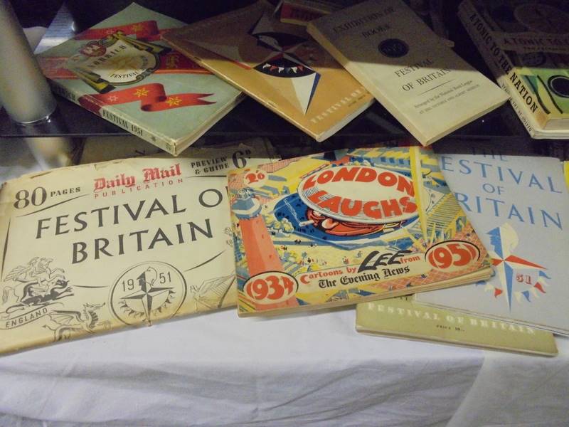 A good collection of 1951 festival of Britain memorabilia including cottage teapot together - Image 6 of 7