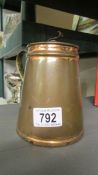 A W A S Benson insulated copper lidded tankard.