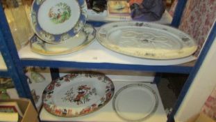 A fabulous Victorian meat platter and four others.