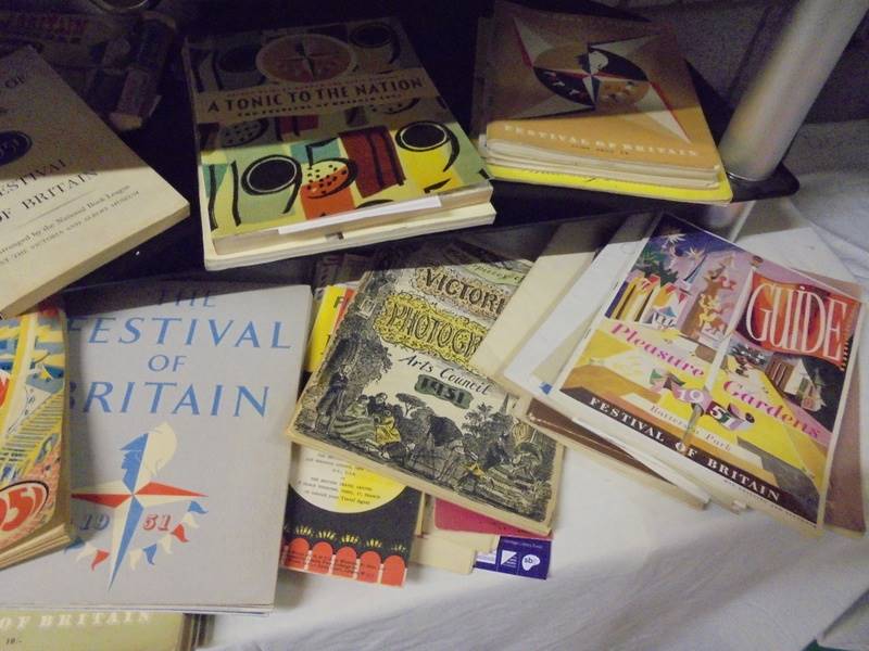 A good collection of 1951 festival of Britain memorabilia including cottage teapot together - Image 7 of 7