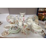 A mixed lot of porcelain including Royal Crown Derby.