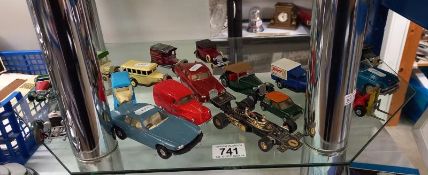 A mixed lot of die cast models.