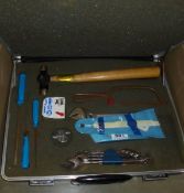 An executive cased set of tools (possibly missing 2 items).