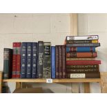 A good collection of Folio Society Books and sets including Pepys Diary (3 volume set), The Complete