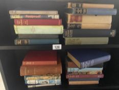 Vintage books & early editions including Dr Zhivago, he bates & John Buchan (2 shelves)