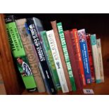 Football related books including World Cup History, Pele, Celtic, Futebol etc
