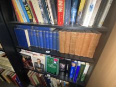 A collection of Dicken's books including Gadshill Edition 6 volumes etc