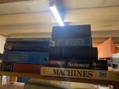 A quantity of books on General Science including Champlains Dream etc