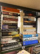A collection of mainly historical fiction including Bernard Cornwell, Georgette Heyer etc