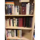 3 shelves of classics including Pride and Prejudice, Charles Kingsley, Tolstoy