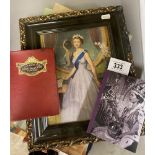 Queen Elizabeth II related prints and books