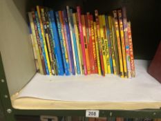 A quantity of books of Children's Annuals 1960s- 2000s including Look in TV Annual, School Friend,