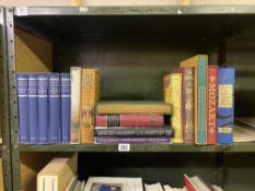 16 Folio Society Books including Joseph Conrad, Mozart (2 missing cases)