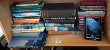 A collection of Walking, Travel and Mountain related books