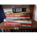 War related books including on tanks, arms, D-Day and V E Day