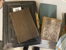 4 Victorian Edwardian photograph albums with some photos - 1 large and 3 smaller