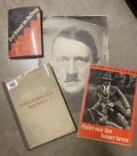 Hitler and NAZI related books includig Hitler in Der Welt