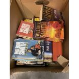 A box of modern fuction mainly Wilbur Smith