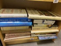 A quantity of books on History including Domesday, Piracy etc