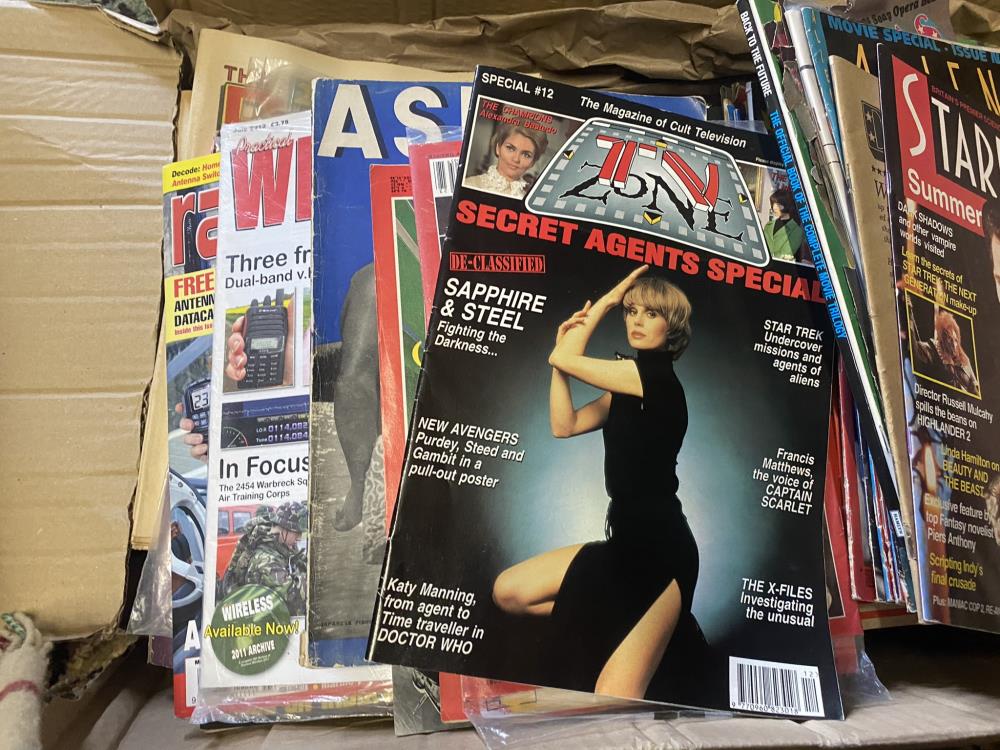 A box of TV Magazines, Film Magazines, comics etc - Image 4 of 4