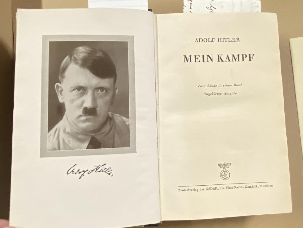 A rare copy of Mein Kampf belonging to and signed by Arthur Seyss-Inquart - Image 4 of 9