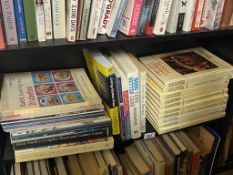 A quantity of books on cookery