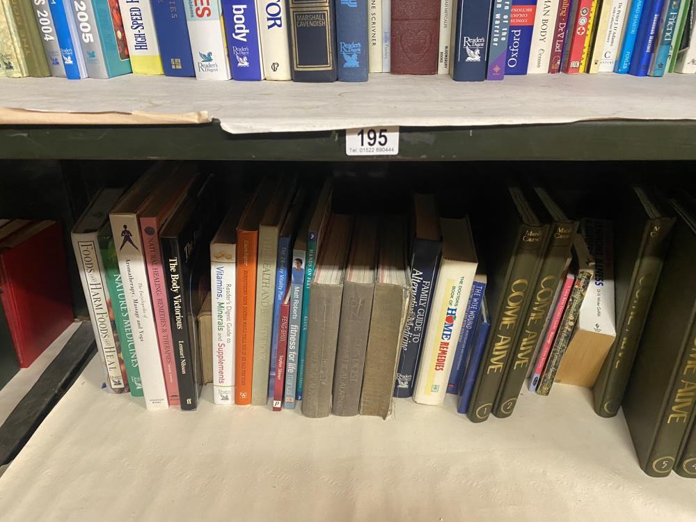 2 shelves of books on Health, Medicine, Well Being, Yoga etc - Image 3 of 3