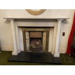 William IV pillared marble chimney piece