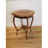 Edwardian mahogany lamp table