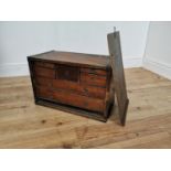 Early 20th C. pine carpenters tool box.