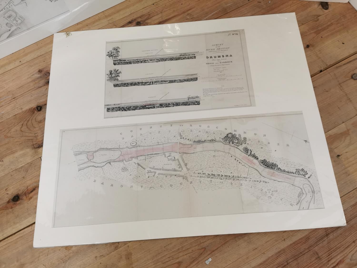 Set of three survey maps of the River Shannon. - Bild 2 aus 4