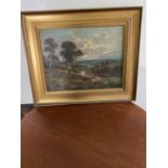 19th. C. Turning Leaves F Hilden Oil on Canvas