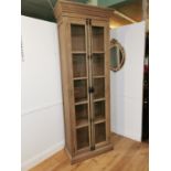 French bleached oak bookcase.