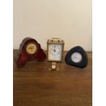 Three mantle clocks