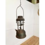 Early 20th C. brass and metal tilly lamp.