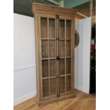 French bleached oak bookcase.