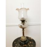 Edwardian oil lamp