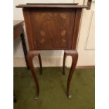 Edwardian inlaid mahogany jardiniere