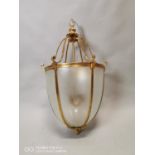 Good quality brass lantern