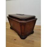 Good quality William IV mahogany wine cooler