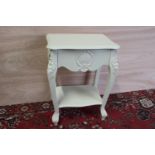 French style lamp table with drawer in the frieze