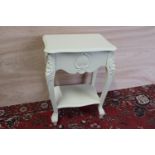 French style lamp table with drawer in the frieze