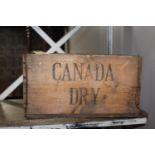 Canada Dry crate.