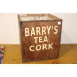 Barry’s Tea advertising chest