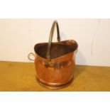 Copper coal bucket