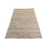 Beige and gold rope design rug.