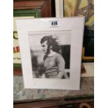George Best signed photograph / print