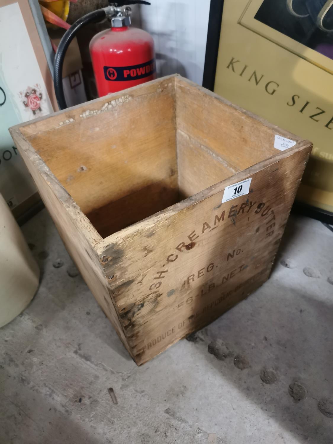 Irish Creamery Butter advertising crate. - Bild 2 aus 2