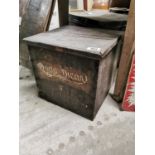 19th. C. wooden advertising Chemist Shop box